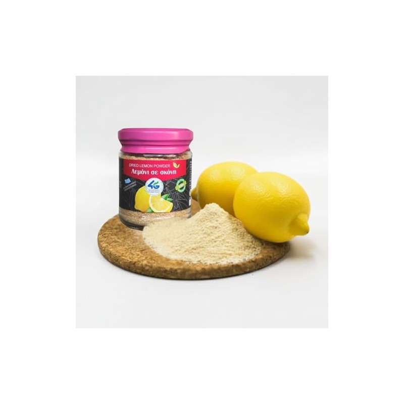 4G - Polvere di Limone Greco Essiccato, 2 x 80