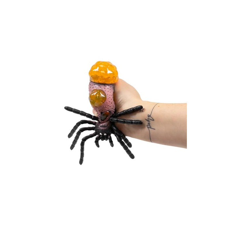 HGL SQUISHY BEAD BALL SPIDER Squish Toy
