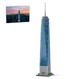 Architecture World Trade Center Bloques de Construcción, 1800 Edificios del Centro Mundial de Comercio de Nueva York, Kit de Modelo de Skyline...     