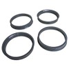 4x Centring Rings Diameter: Outer 60.1 mm + Inner 54.1