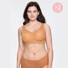 SOFT INTENTION Women's Seamless Bra Wireless Bra Full Coverage Push
