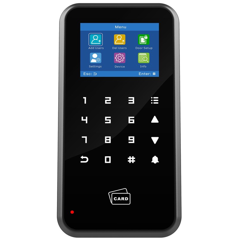 UHPPOTE 2.4-inch Display Door Access Control Touch Keypad 125khz Compatible