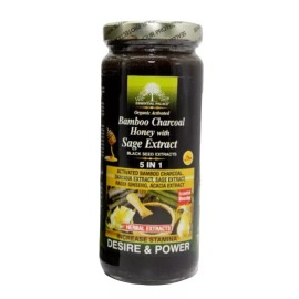 Essential Palace Organic Bamboo Charcoal Honey With Sage Extract By Essential Palace 5 In 1