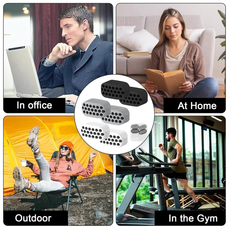 LEOEASIY 6 pieces Jawline trainer, comes with 1 storage box,
