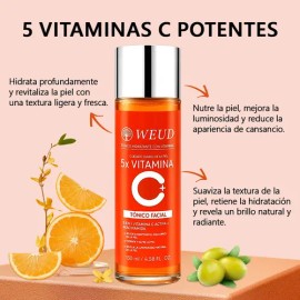 Sérum Hidratante Antioxidante Con Vitamina C Weud 130 Ml
