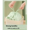 55pcs Small Trash Bags for Bathroom, Office, Kitchen,Bedroom Waste Bin