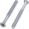 7mm x 85mm Silver Hex Socket Flat Head Confirmat Screws