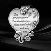 Aleiport Heart-Shaped Car Visor Clip, Driving Safety Prayer Religious Car