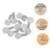 CIYODO 12pcs Stainless Steel Rotisserie Fork Screws Durable Racket Rotating