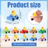 Pack of 100 Ducks in the Car, 10 Colours, Mini