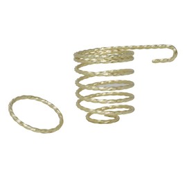 Fenix Lowrider Bicycle Bike Twisted Baseball Bat Holder, (Gold)