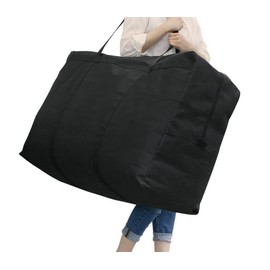 Inico Life Extra Large Capacity Comforter Storage Bag with Handle Can Hold Mattress, Breathable, Thick, Non-woven Fabric, Lightweight, Boston Bag, Moving, Outdoors, Laundry, Clothes, Storage, Folds Up When Not In Use, Load Capacity: Approx. 44.1 lbs (01 