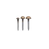 20Pcs Bronze Small Round Head Brass Upholstery Nails Tacks, 10mm