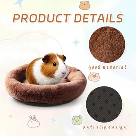 FEBSNOW Guinea Pig Beds, Hamster Bed Hedgehog Bed for Hamster Hedgehog Squirrel Tortoise Lizard and Other Small Animal