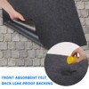 Urinal Mats (2 Pack)，Deodorizing Urinal Floor mats—Anti-Slip and Waterproof Backing，Absorbent/Waterproof