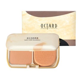Powder Foundation Soft 2 Cakes 731 Pink 0.3 oz (10 g) (Sponge Puff Included, Foundation, Moist) [Octard]