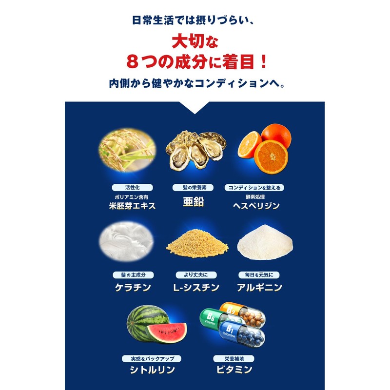 Fertte Zinc 30 Day Supply Arginine Citrulline Keratin Men's Ansard