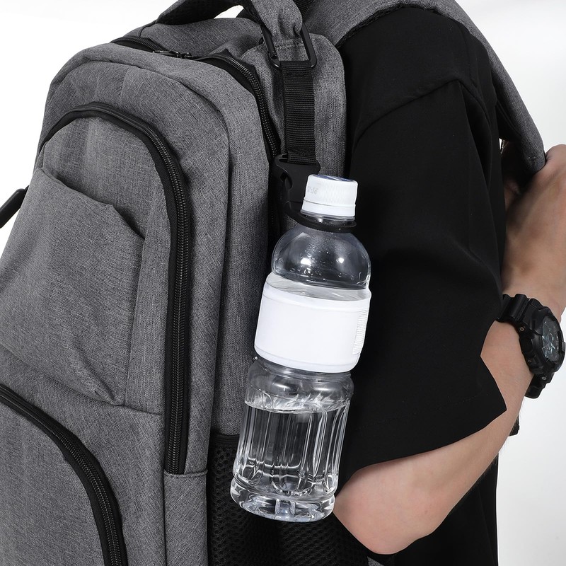 Nogeqi 4 Pcs Water Bottle Clip for Backpack, Portable Mineral