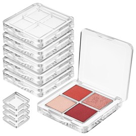 Healeved 6 Pcs Makeup Palettes Empty Eyeshadow Palette Empty Lipstick Palette Eyeshadow Pan Highlighters Container