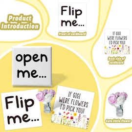 Funny Mother's Day Gifts for Mom Wife Grandma Daughter Gigi Women from Son Daughter I Love You Thank You Mom Birthday Christmas Gifts Flower Matchbox Gift