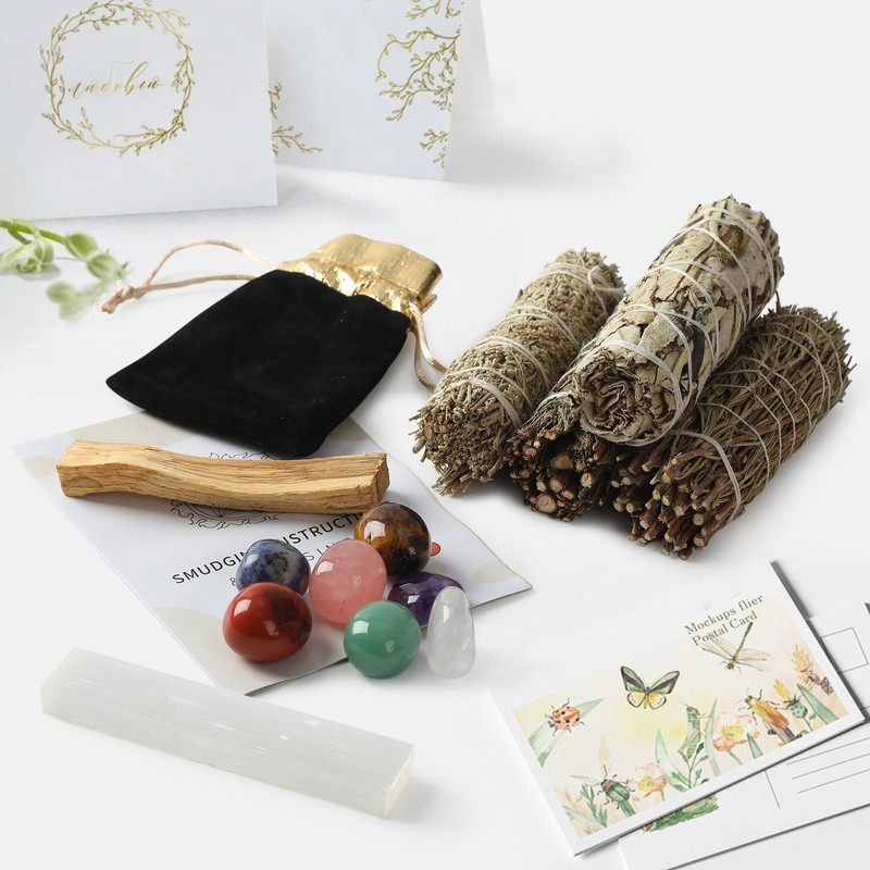 Sage Smudge Kit for Home Cleansing - Stress Relief Sage