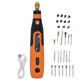 HiLDa Rotary Tool Set ABS Electric Grinder Carving Pen Mini Cordless Drill Variable Speed 3.6V