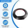 Ameri PVC Plastic Rain Gutter for Cars, Vans, and RVs,