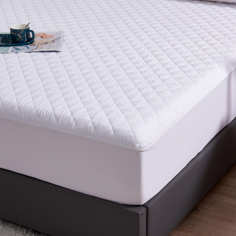 Twin Size Waterproof Mattress Protector, Quilted Cooling Fitted Bed Mattress