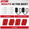 Uddick 4PCS 175A 1/0-4 Gauge Battery Cable Quick Connect/Disconnect Connector