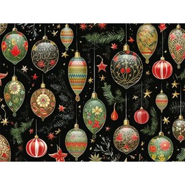 Rompecabezas de 300 piezas para adultos y familia, adornos de Navidad, decoración de árbol de día festivo, flores y estrellas, formación de madera