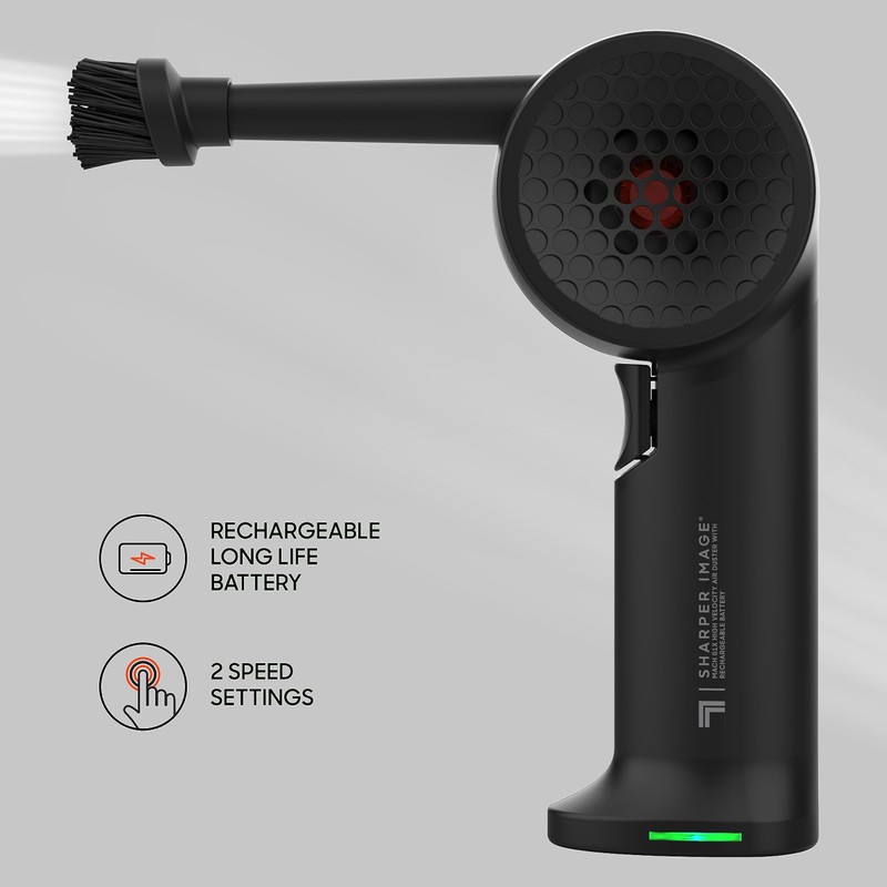 Sharper Image MACH 01X High Velocity Compressed Air Duster, Rechargeable,