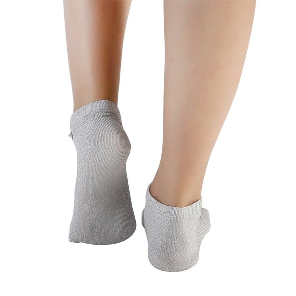 Xinwoer Massage Socks Care Conductive Socks Comfortable for Pain Treatment, Earthing, Tarsal Tunnel(Short Type)