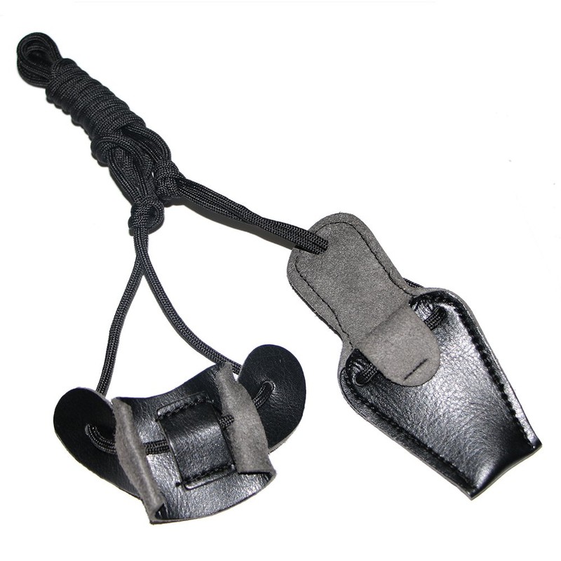 TOPARCHERY Traditional Leather Bow Stringer Recurve Long Bow Rope Hunting