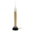 Creative Hobbies 7 Inch Electric Rustic Country Candle Lamp with
