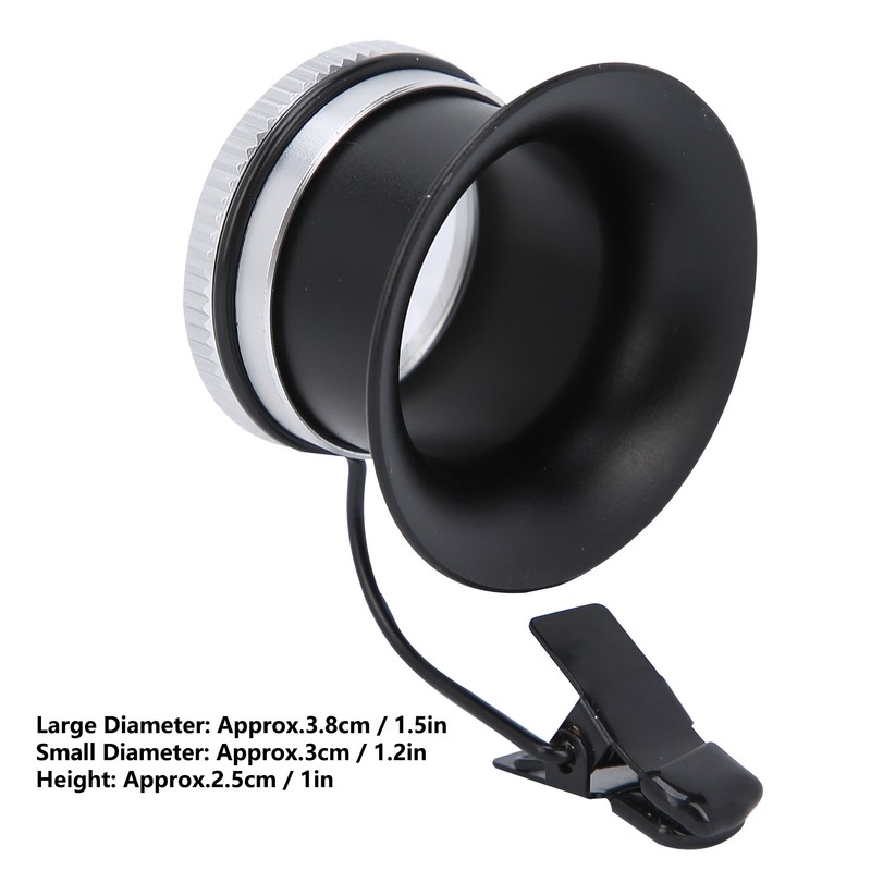 10X Jewelers Loupe Magnifier Aluminum Eye Magnifying Loupes Watchmakers Eye