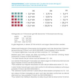 SMARDY 5 x Water Test Strips Water Hardness Water Test Strips Total Hardness Test Water Quality Limescale Water Test for Drinking Water Pool and Aquarium