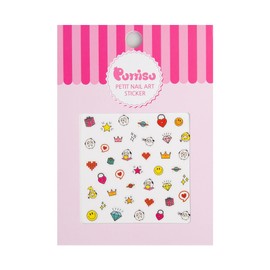 Puttisu Petit Nail Art Stickers for Kids - Non Toxic, Cute & Fun, Easy Application, (Small - Pack of 4)