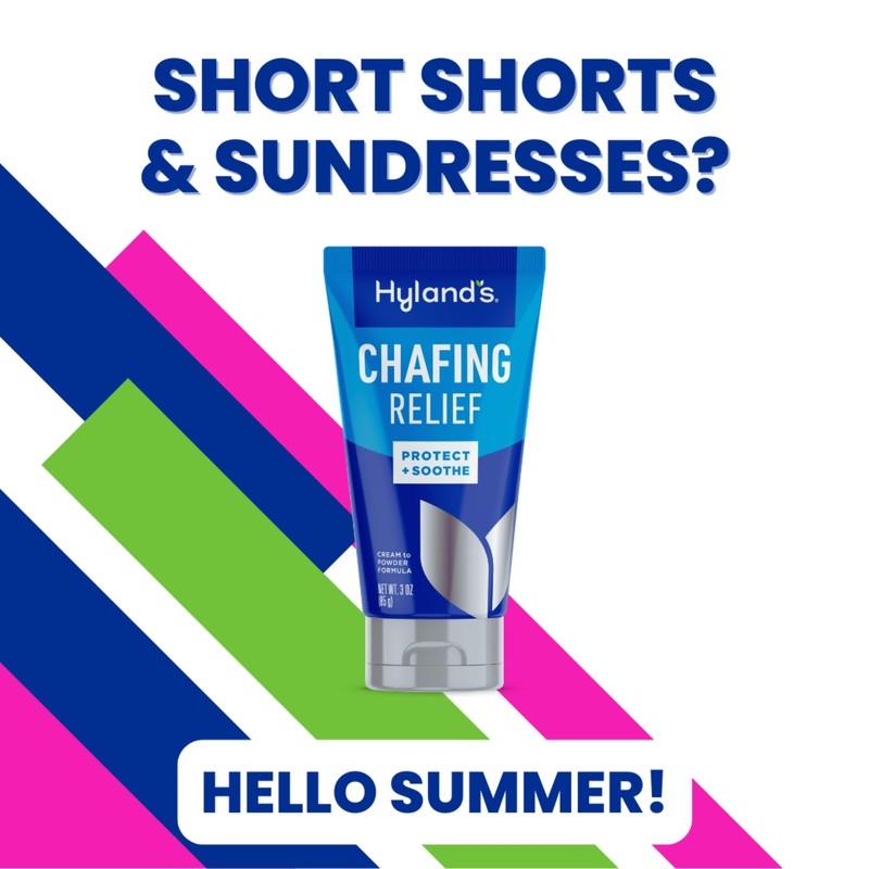 Hyland’s Chafing Relief Cream: Anti Chafe Cream-to-Powder to Prevent Chafing