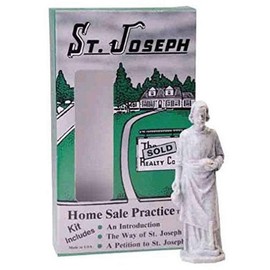 Design Toscano TW200 St. Joseph Home Sale Statue Kit, 3 Inch, Plastic, Antique Stone