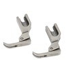 2pcs Flat Bed Sewing Machine Zipper Foot Professional Rust Prevention