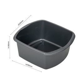 Addis 510583, 8 Litre Small Rectangular Bowl, Linen Cream 8L