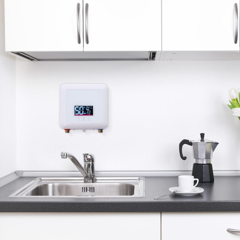Tankless Water Heater Electric,5500W 110V Constant Temperature Instant Hot Water