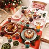 90 Pcs Christmas Paper Cups 9 oz Disposable Christmas Red