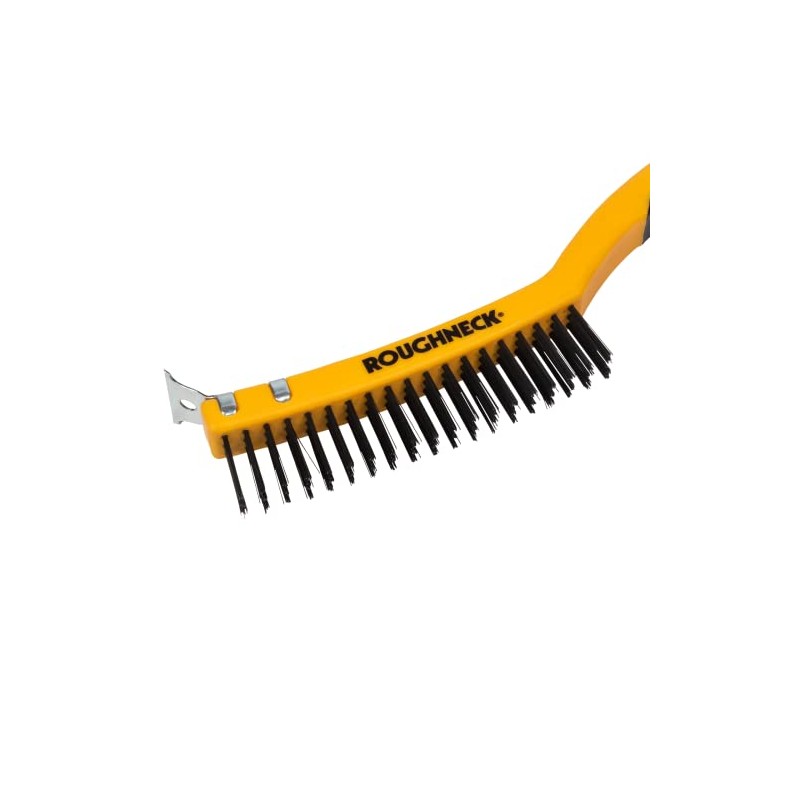 Roughneck ROU52030 Heavy Duty Wire Brush With Scraper