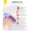 BURANO Poly Extension Gel Nail Kit, 6 Bottles Purple Blue