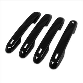 Beautost for Lexus GX GX550 /Toyota Grand Highlander 2024 2025 2026 Door Handle Cover Trims ABS (Piano Black)