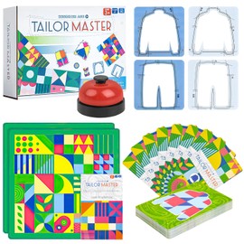 Tailor Master Educational Toy: Puzzle & Reaction Game for Colour Adjustment and Concentration - Double Battle Table Game for Children and Students
