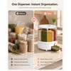 6-Compartment Rotating Grain Dispenser for Kitchen Storage – 360° Dry