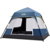 Updated Pop Up Camping Tent, 4/6 Person Blackout Camping Tent