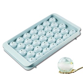 Argoeen Ice Cube Tray,66 pcs Ice Tray,Ice Cube Pop Out Tray,Ice Cube Trays for Freezer,Ice Cube Molds, BPA Free,Easy Release Stackble Spill-Resistant (Blue)